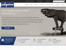 Tablet Screenshot of adaptive.com